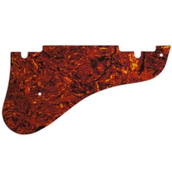 USA CUSTOM PICKGUARD für EPIPHONE® 2009-present EMPEROR SWINGSTER® - 4 Ply PG TORTOISE SHELL PARCHMENT