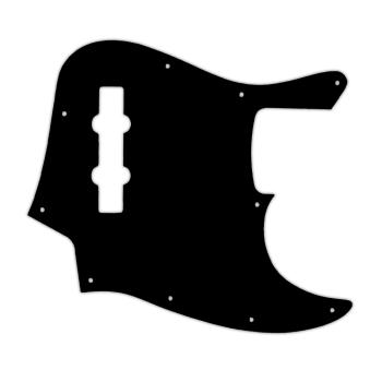 USA CUSTOM PICKGUARD für FENDER® 2013-Present MIM Made in Mexico GEDDY LEE JAZZ BASS® - 3 PLY PG BLACK BWB