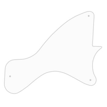 USA CUSTOM PICKGUARD for GIBSON®  ORIGINAL VINTAGE LES PAUL® JUNIOR - 3 Ply PG WHITE WBW