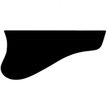 WD® CUSTOM PICKGUARD for GIBSON® HOLLOWBODY ARCHTOP L-4C ® JAZZGUITAR - PG SOLID BLACK