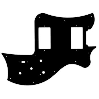 USA CUSTOM PICKGUARD für MATON® AUSTRALIA 2014 MS500® - 3 Ply PG BLACK BWB