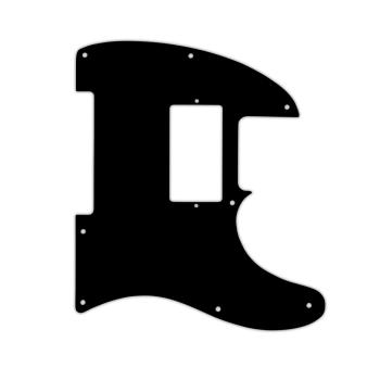 USA CUSTOM PICKGUARD for FENDER®  USA JIM ROOT SIGNATURE TELECASTER® - 1 Ply PG Solid BLACK