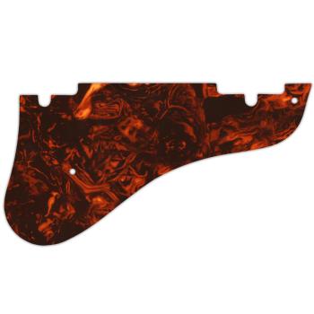 USA CUSTOM PICKGUARD für EPIPHONE® 2009-present EMPEROR SWINGSTER® -  4 Ply PG FAUX TORTOISE