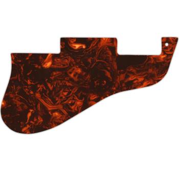 USA CUSTOM PICKGUARD für GIBSON® ARCHTOP VINTAGE 1960's ES-335® JAZZGUITAR - 4 Ply PG FAUX TORTOISE