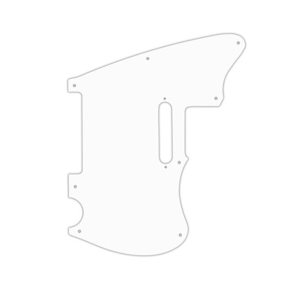 USA CUSTOM PICKGUARD für SQUIER by FENDER® 2020 PARANORMAL OFFSET TELECASTER® - 3 Ply PG WHITE WBW