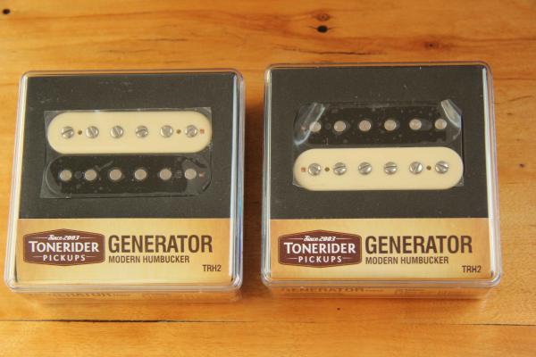 TONERIDER TRH2 GENERATOR OPEN ZEBRA SET mit NECK & BRIDGE PICKUP TRH2N & TRH2B