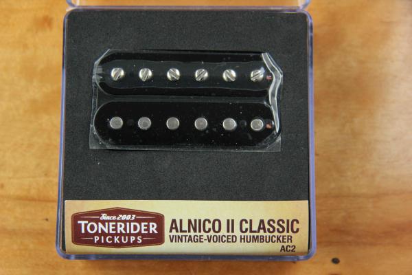 TONERIDER AC2 ALNICO II BLACK NECK PICKUP AC2N