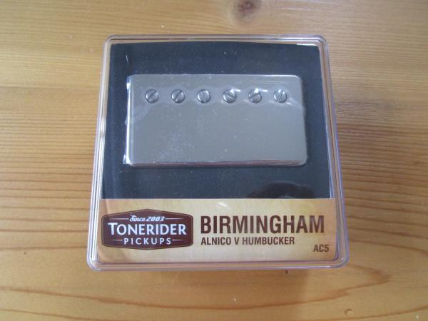 TONERIDER AC5 F-SPACED BIRMINGHAM NICKEL BRIDGE HUMBUCKER PICKUP AC5B-F-NK