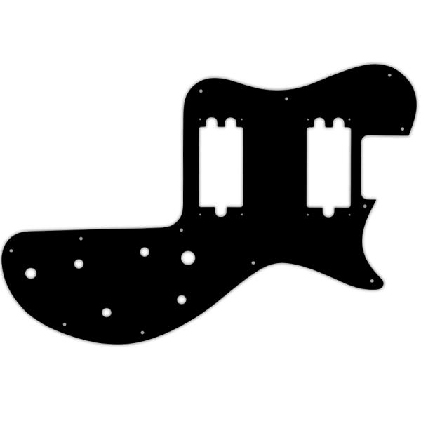 USA CUSTOM PICKGUARD für GIBSON® 1980-1984 SONEX® 3 Ply PG BLACK BWB