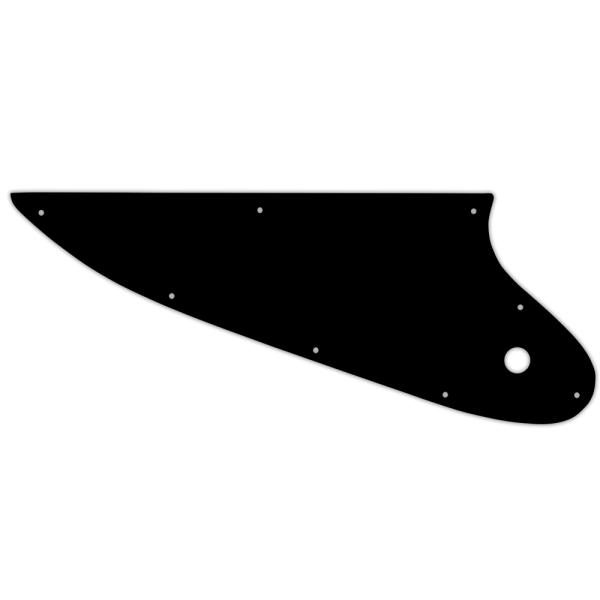 USA CUSTOM PICKGUARD für GIBSON® 1963-1966 THUNDERBIRD® BASS  3 Ply PG BLACK BWB