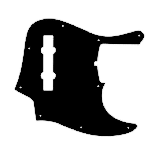 USA CUSTOM PICKGUARD für FENDER® 2019 5 STRING AMERICAN ULTRA JAZZ BASS® V - 3 PLY PG BLACK BWB