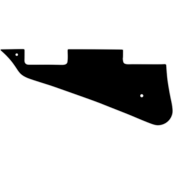 USA CUSTOM LEFTHAND PICKGUARD für GIBSON® LES PAUL STANDARD ODER LES PAUL CUSTOM ® - 3 Ply PG BLACK BWB LEFTY