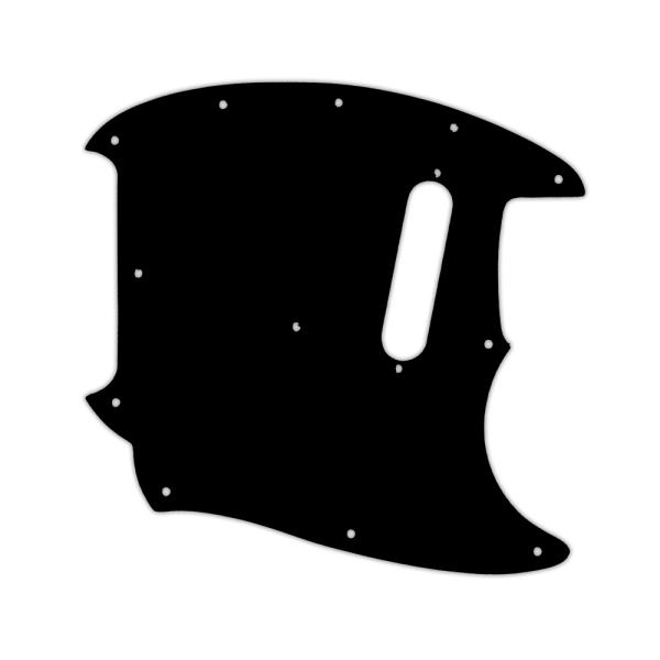 WD® CUSTOM PICKGUARD for FENDER® 1964-1969 MUSICMASTER II® - 3 Ply PG BLACK BWB