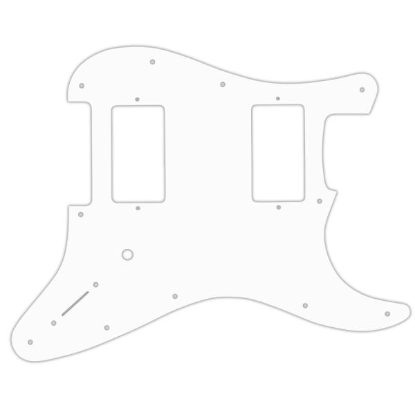 USA CUSTOM PICKGUARD for FENDER® JIM ROOT STRATOCASTER® - 3 Ply WHITE WBW