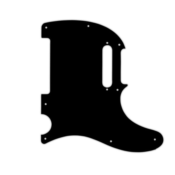 USA CUSTOM PICKGUARD for FENDER® LIMITED EDITION AMERICAN STANDARD DOUBLE CUT TELECASTER® - 3 Ply PG BLACK BWB