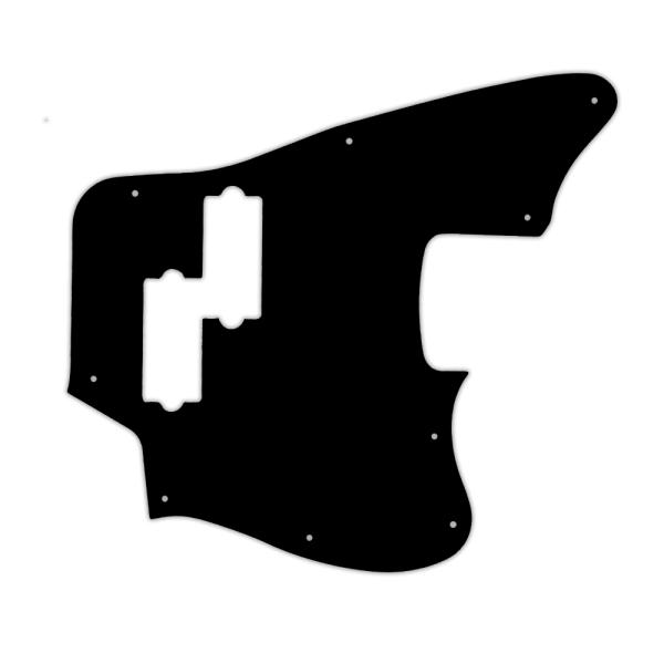 USA CUSTOM PICKGUARD für FENDER® MODERN PLAYER JAGUAR BASS® 3 Ply PG BLACK BWB