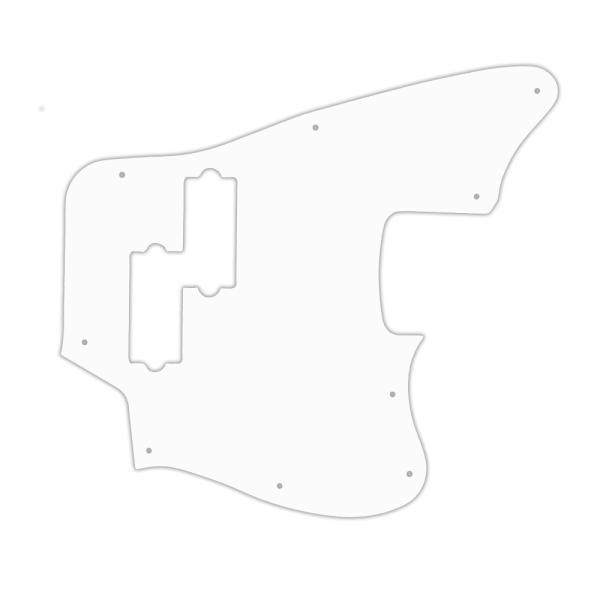 USA CUSTOM PICKGUARD for FENDER® MODERN PLAYER JAGUAR BASS® 3 Ply PG WHITE WBW