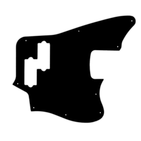 USA CUSTOM PICKGUARD für FENDER® PLAYER SERIES 2018 JAGUAR BASS® MIM 3 Ply PG BLACK BWB