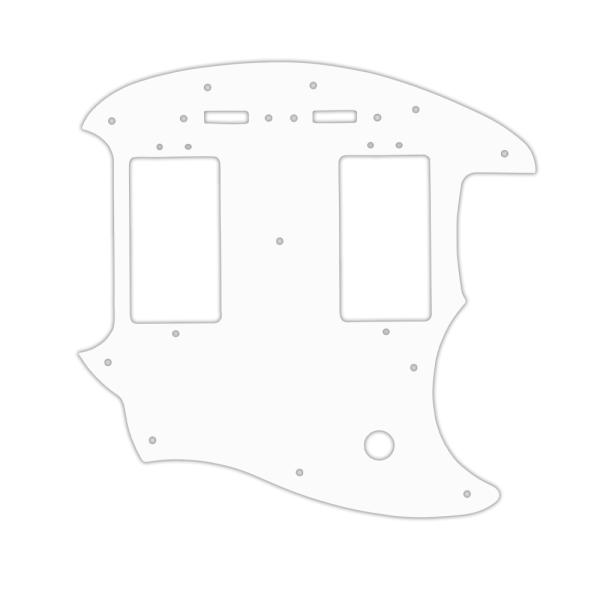 USA CUSTOM PICKGUARD for FENDER® PAWN SHOP MUSTANG® SPECIAL - 3 Ply WHITE PG WBW