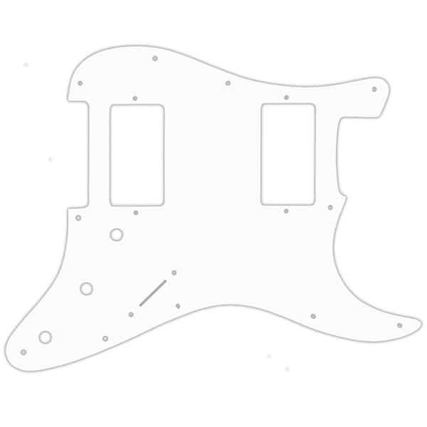 USA CUSTOM PICKGUARD for FENDER® MIM BLACKTOP STRATOCASTER® MADE IN MEXICO 2010 - PRESENT - 3 Ply PG WHITE WBW