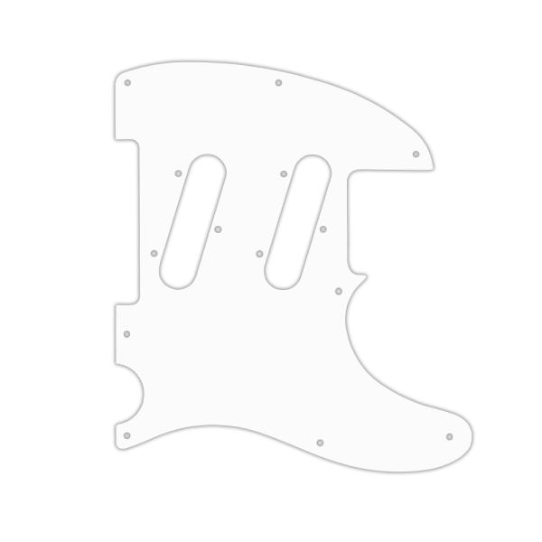 USA CUSTOM PICKGUARD für FENDER® CLASSIC PLAYER TRIPLE TELECASTER® - 3 Ply PG WHITE WBW