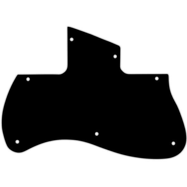 USA CUSTOM PICKGUARD für FENDER® 2002 TORONADO® - 3 Ply BLACK BWB