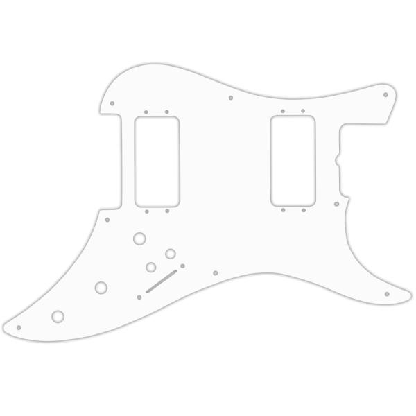 USA CUSTOM PICKGUARD for FENDER® 1982 H-2 BULLET ® - 3 Ply WHITE WBW