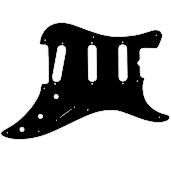 USA CUSTOM PICKGUARD für FENDER® 1983 BULLET® S3 - 3 Ply BLACK BWB