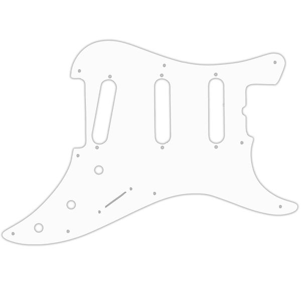 USA CUSTOM PICKGUARD für FENDER® 1983 BULLET® S3 - 3 Ply WHITE WBW