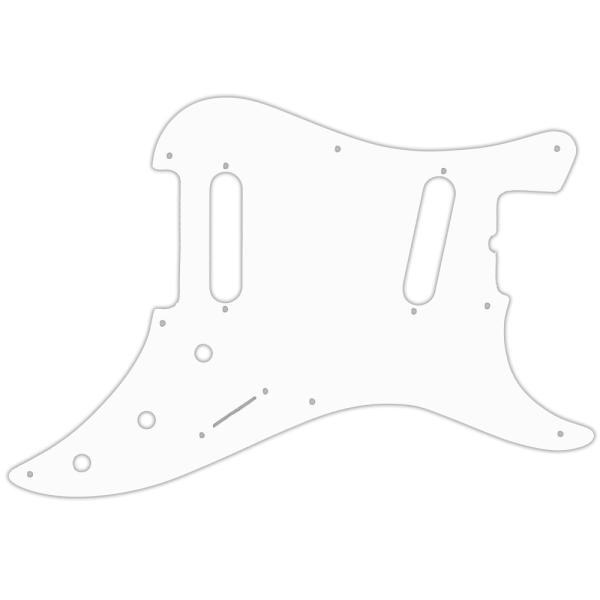 USA CUSTOM PICKGUARD für FENDER® 1981-1983 ORIGINAL BULLET® - 3 Ply WHITE WBW