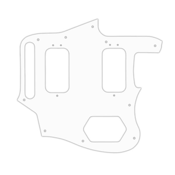 USA CUSTOM PICKGUARD für FENDER® CLASSIC PLAYER JAGUAR SPECIAL HH® - 3 Ply WHITE WBW