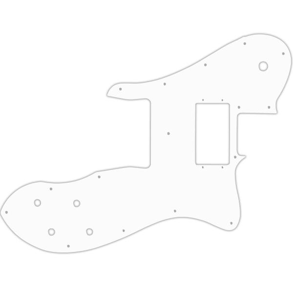 USA CUSTOM PICKGUARD für FENDER® 1999-present MADE IN MEXICO or 2012-2013 AMERICAN VINTAGE 72' TELECASTER® CUSTOM - 3 Ply PG WHITE WBW