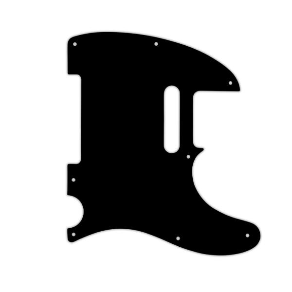 USA CUSTOM PICKGUARD für FENDER® 1964-Present USA or 2002-Present Made In Mexico TELECASTER® - 3 Ply PG BLACK BWB