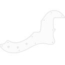 USA CUSTOM PICKGUARD für FENDER® AMERICAN STANDARD DIMENSION BASS IV ® 4 String - 3 Ply WHITE WBW