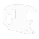 USA CUSTOM PICKGUARD for FENDER® SHORT SCALE MUSTANG BASS® PJ - 3 Ply WHITE PG WBW