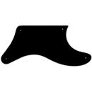 USA CUSTOM PICKGUARD für FENDER® CABRONITA PRECISION BASS® - 3 Ply BLACK BWB