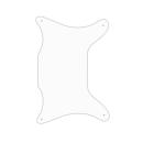 USA CUSTOM PICKGUARD for EPIPHONE® 1962-1969 CORONET® - 3 Ply PG WHITE WBW